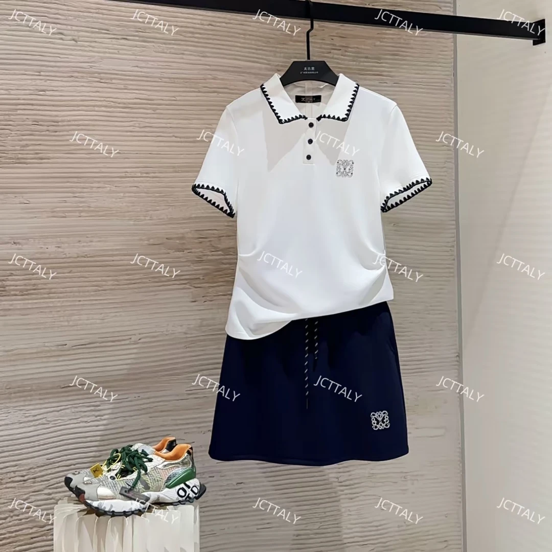 【宠粉价】减龄系列>宽松版夏季透气T恤短裙休闲套装NH-A417