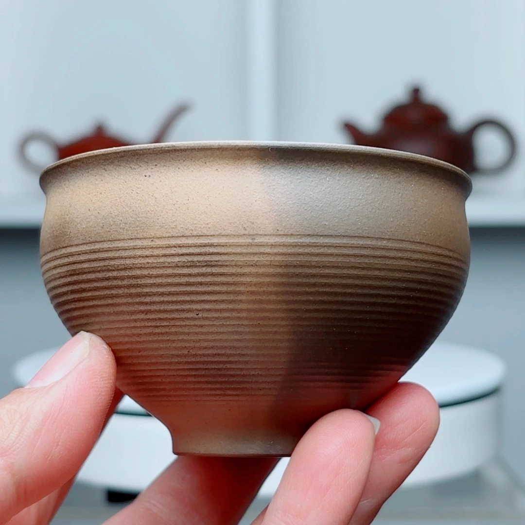 茶壶紫砂龙窑柴烧紫砂杯150cc