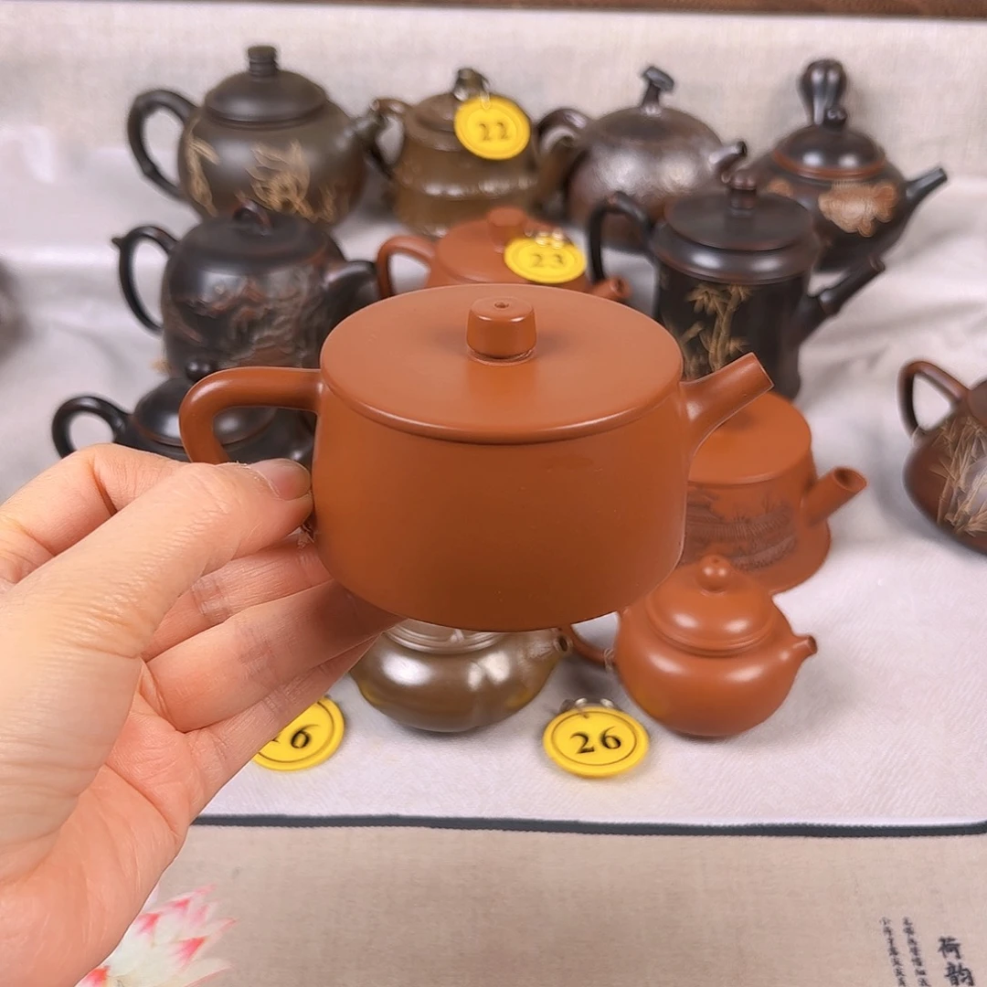 陶瓷130毫升复烧汉瓦壶