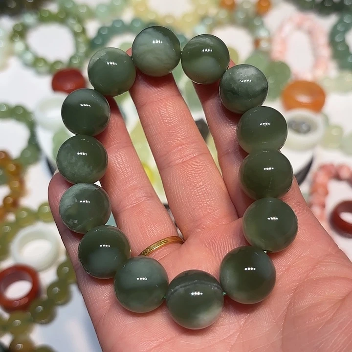 蛇纹石玉未镶嵌手串