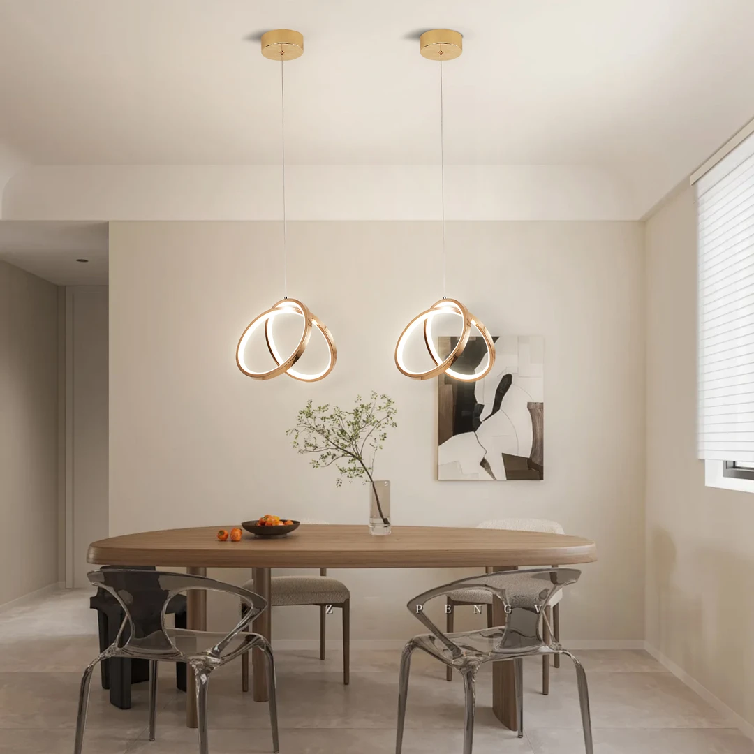 吊灯餐厅吊灯家用2025新款创意现代高端灯具大气上档次轻奢中灯具