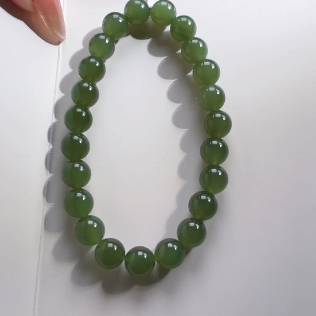 芝****和田玉未镶嵌手串