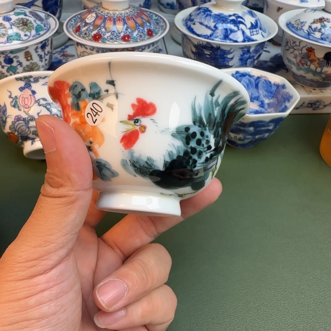 纯手工纯手绘茶具240