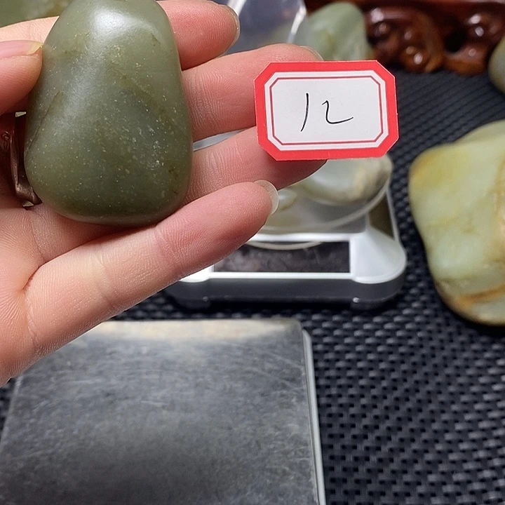 和田玉未镶嵌挂件12