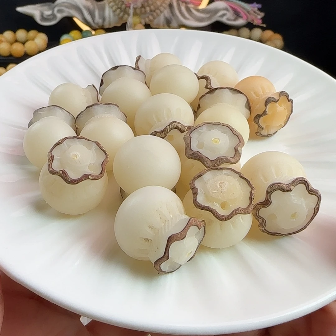 菩提根/象牙果手串瑕疵卡20大钱袋10颗