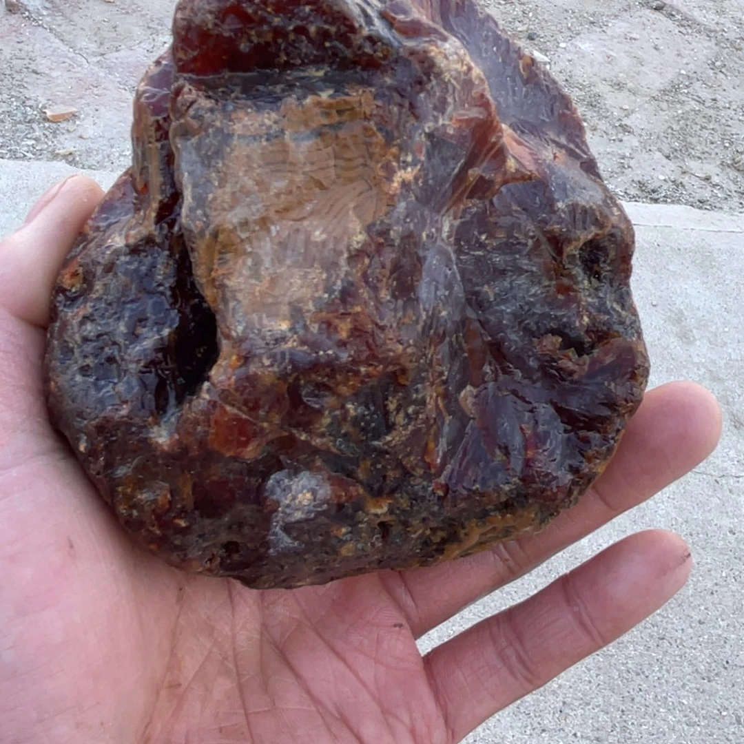 玛瑙/玉髓未镶嵌珠宝奇石巴西红玛瑙