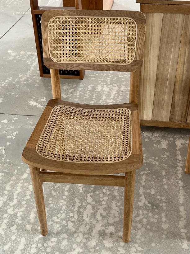 原木色椅子摇椅桌椅餐厅休闲椅书房