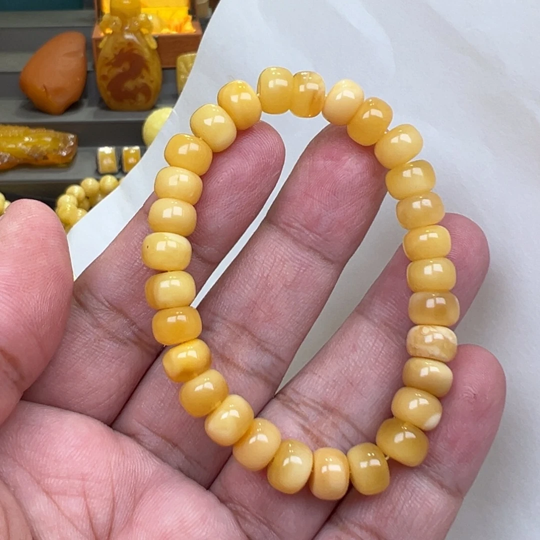 蜜蜡未镶嵌珠宝奇石8加7.55克