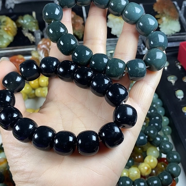 蛇纹石玉未镶嵌手串