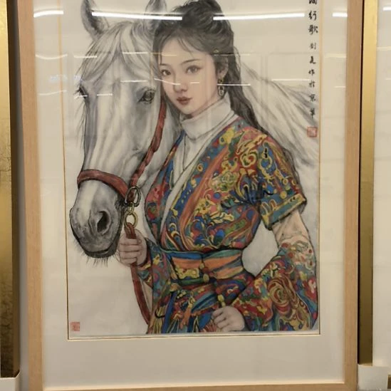 国画3.2平尺人物画作精品