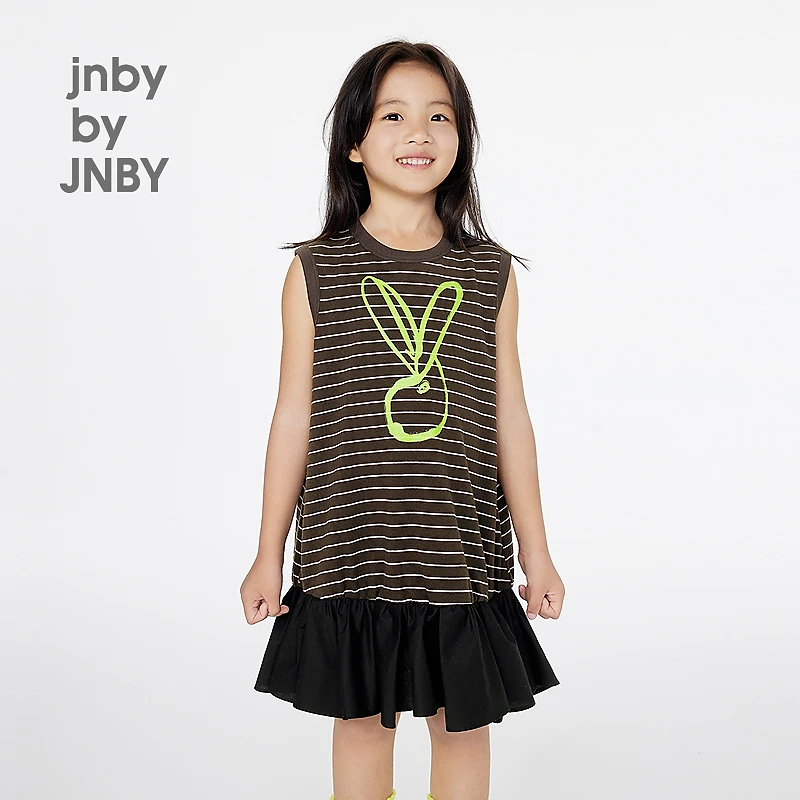 新款江南布衣童装无袖连衣裙圆领25夏女童1P6G12860