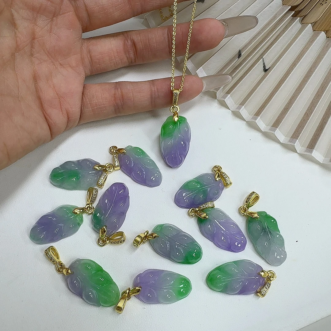 吊坠 时尚原创 彩小叶子吊坠