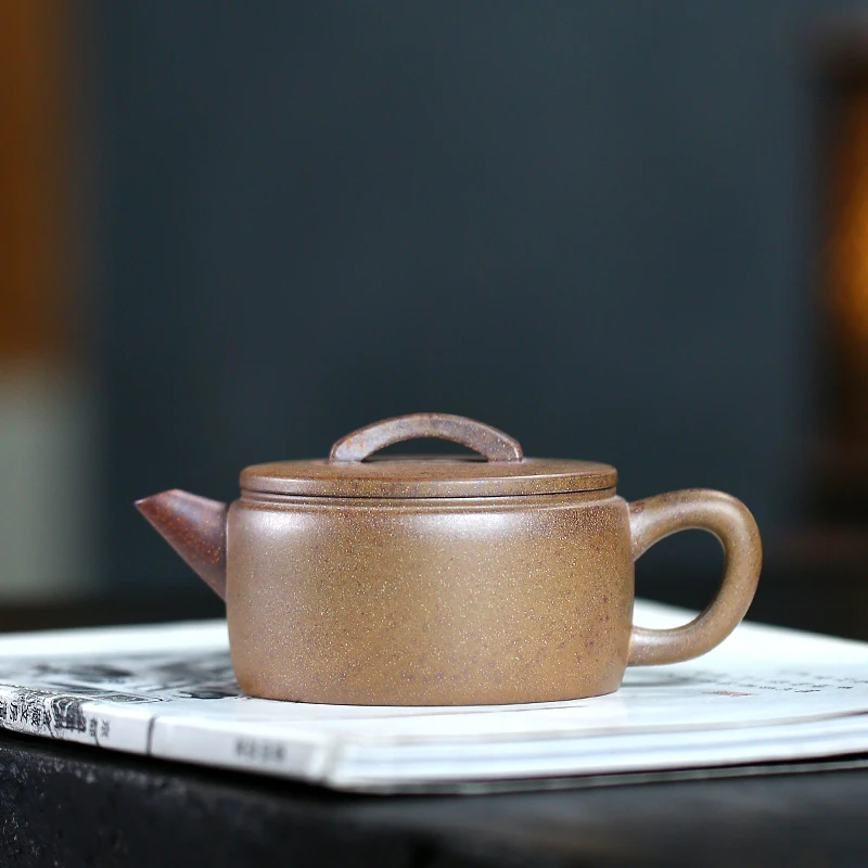 【央广非遗】大吉羊柴烧 宜兴紫砂壶茶壶茶具 原矿本山绿泥剑流汉瓦