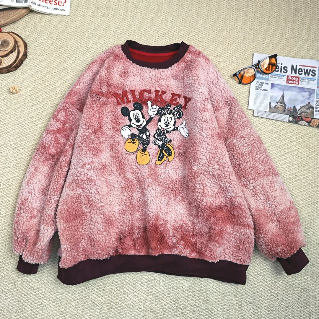 2024年秋季新款休闲卡通印花加绒加厚卫衣7934