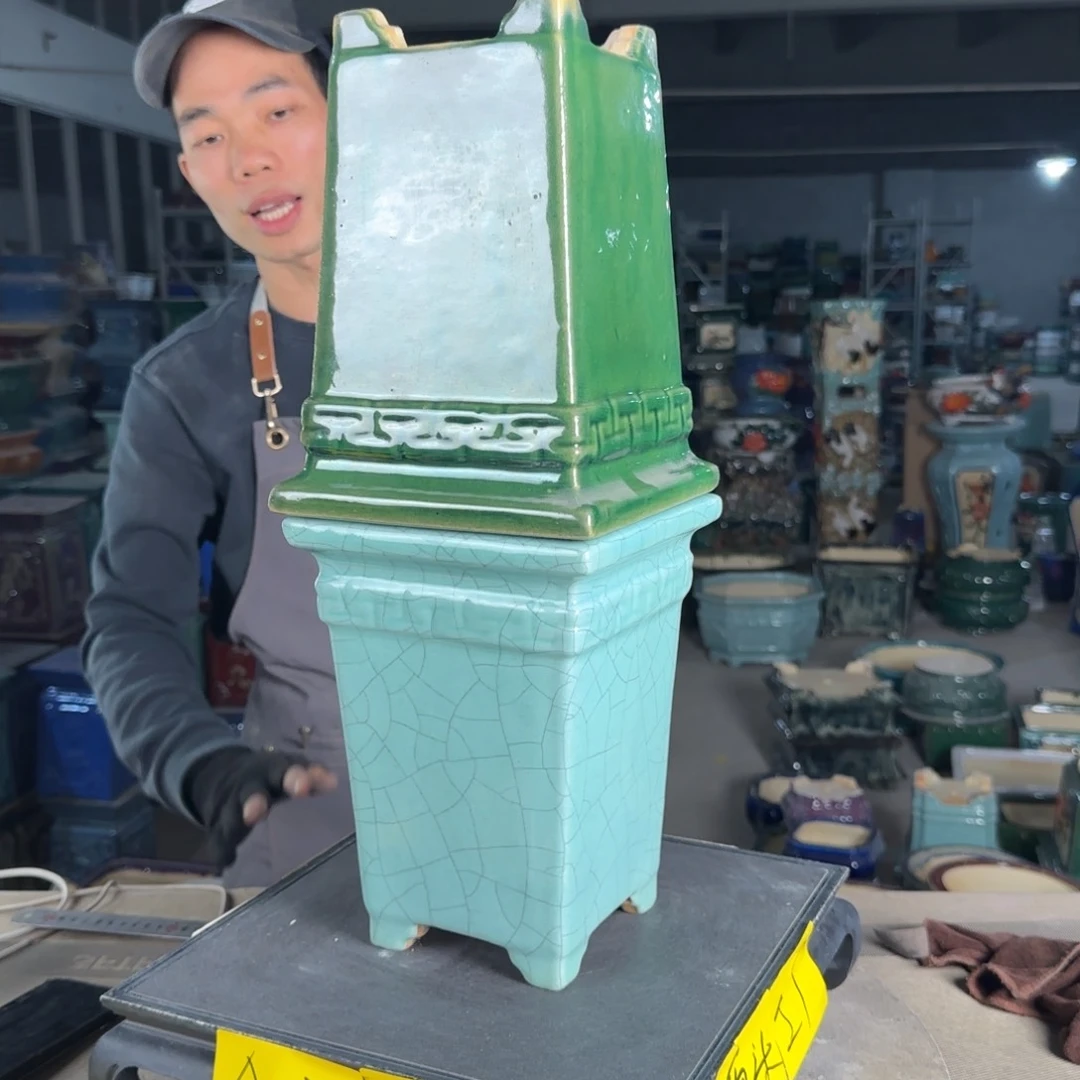 一风堂石湾花盆。我***呀微瑕