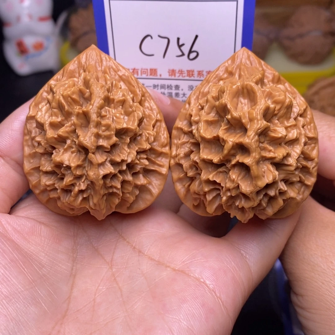 桃核把件44帝王c756