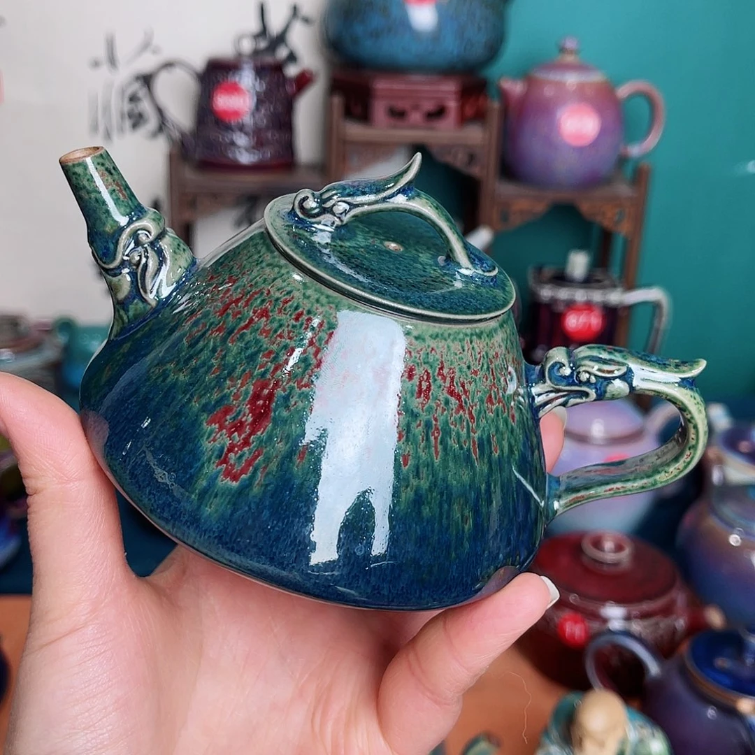 壶用****2钧瓷艺术作品壶