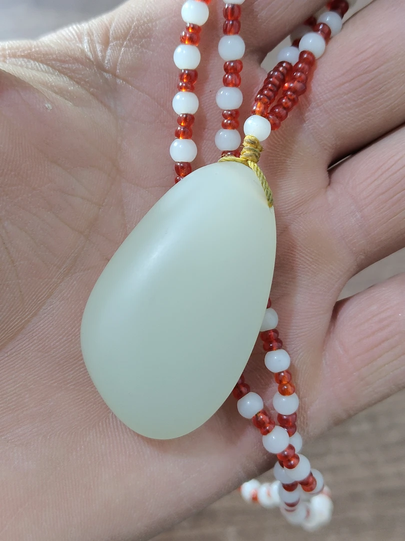 非金属棉绳项链 同款气质白色时尚百搭简约平安无事精美