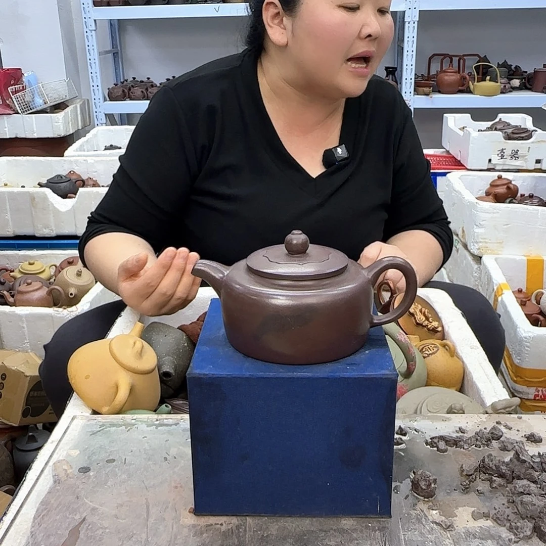 茶壶紫砂宜兴紫砂壶瑕疵处理