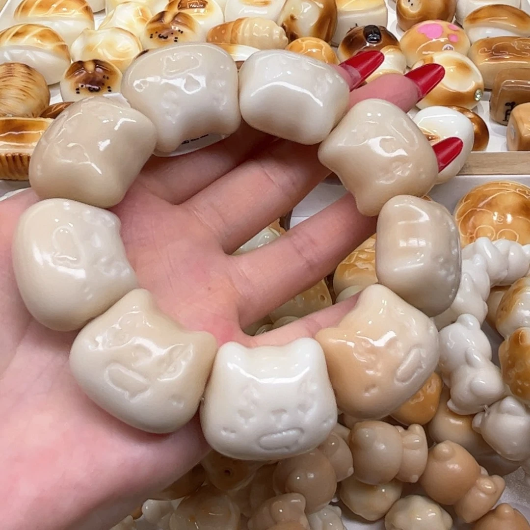 菩提根/象牙果手串7.14.23象牙果溏心猫头