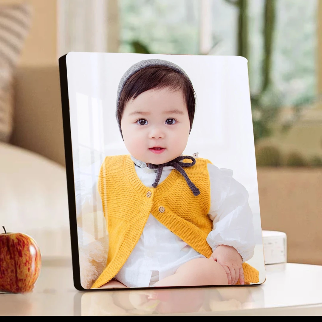 【宠粉福利三张8寸摆台】水晶相框摆台照片定制diy礼物婚纱个人写真