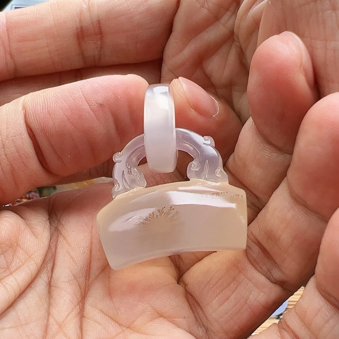 未镶嵌玛瑙/玉髓珠宝半成品