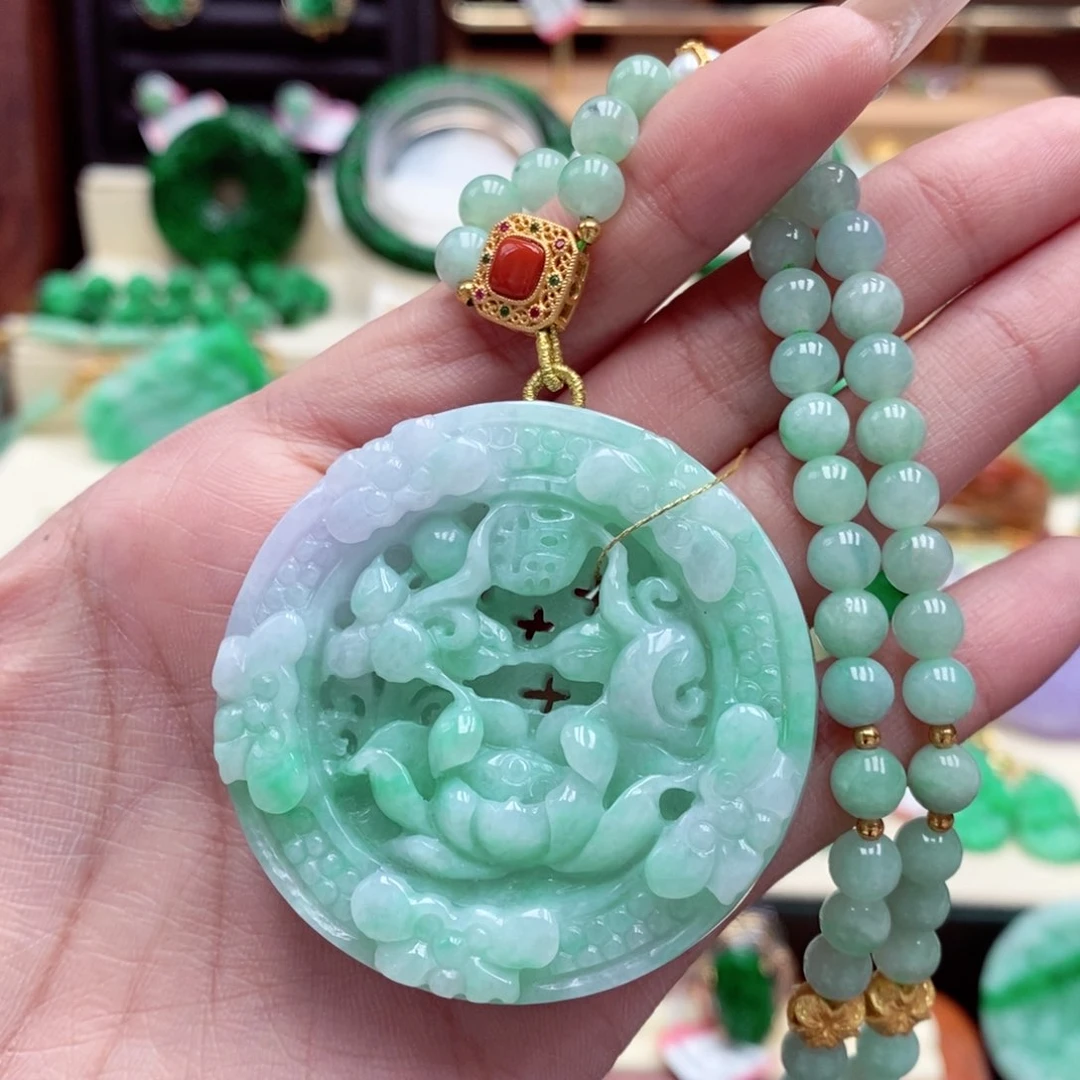 颈饰未镶嵌翡翠翡翠吊坠