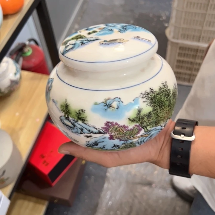 瑕疵福利品陶瓷茶叶罐