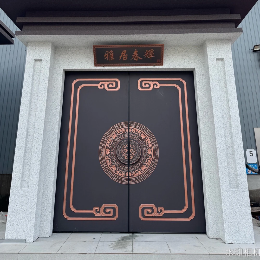 新中式风庭院大门 外农村大门 农村自建房别墅大门