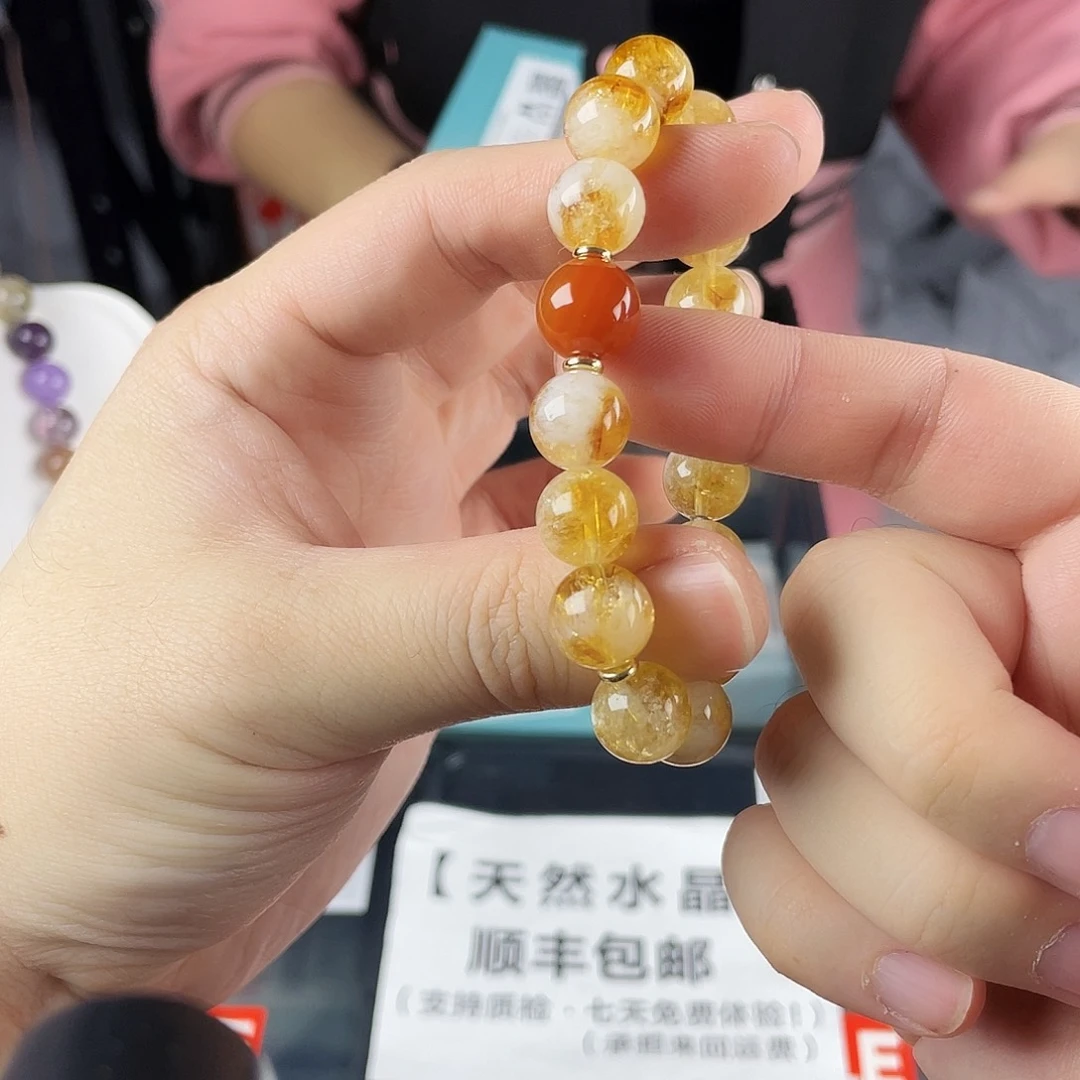 银S925镶嵌水晶手链