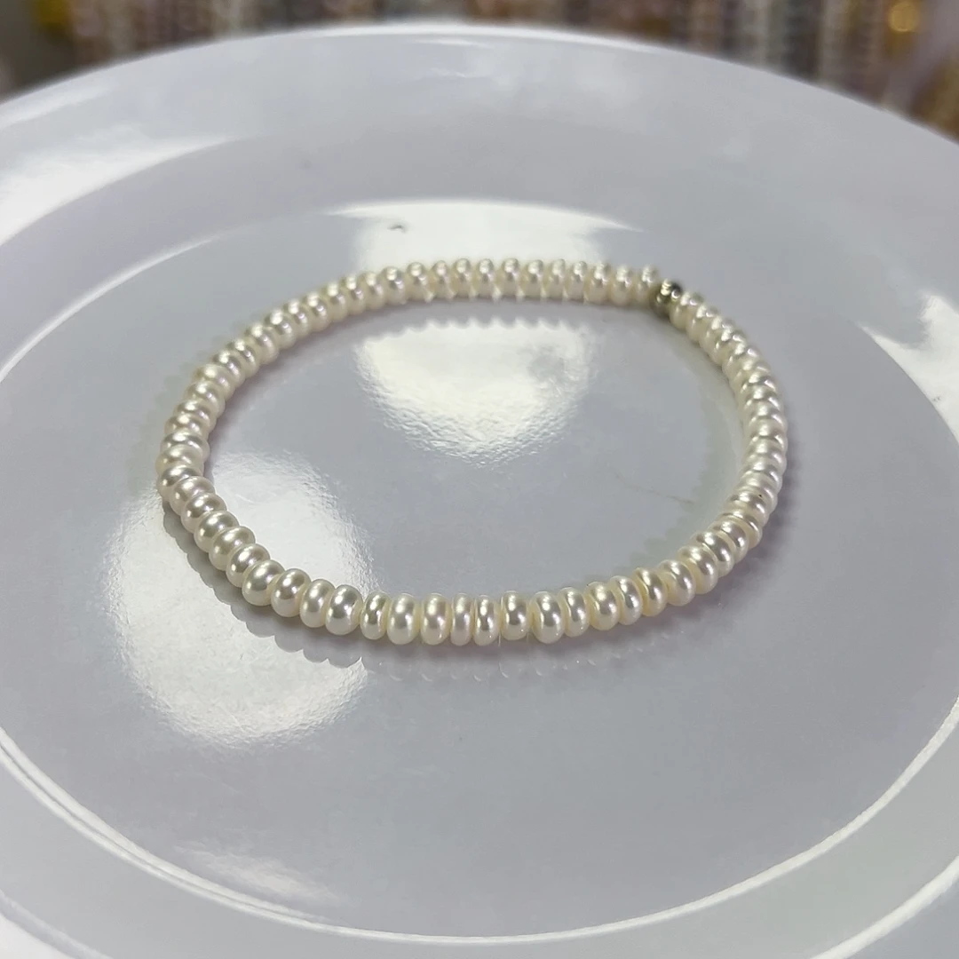 手绳钛钢淡水珍珠