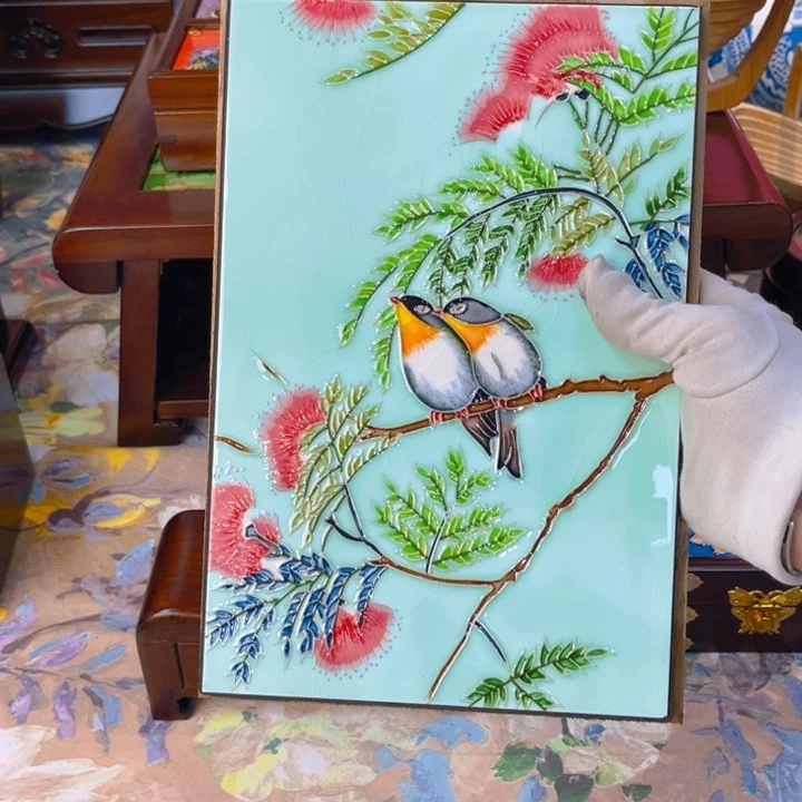 金***名陶瓷瓷板画艺术作品