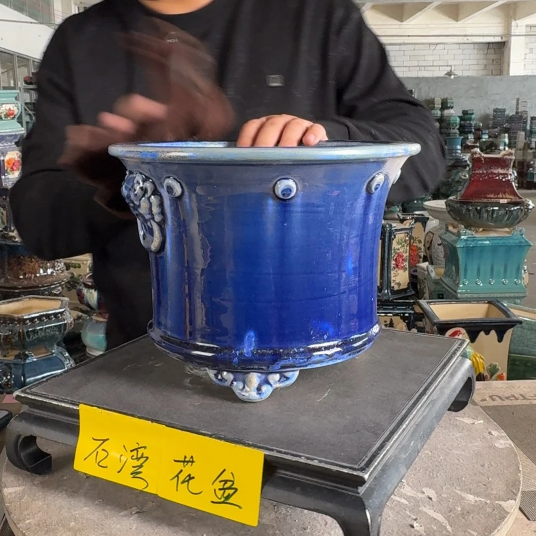 。一风堂石湾花盆 内21*16