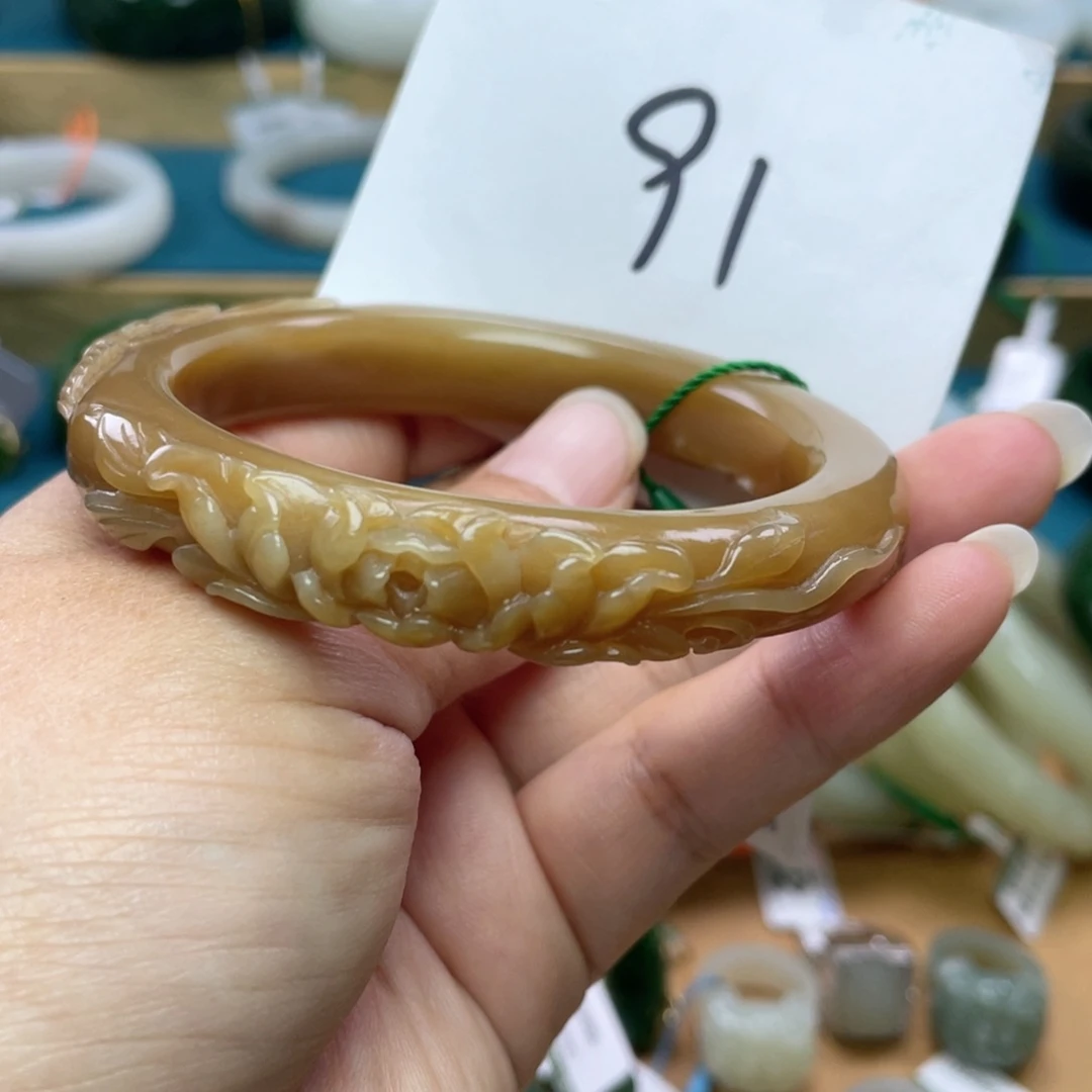 未镶嵌手镯和田玉圈口59