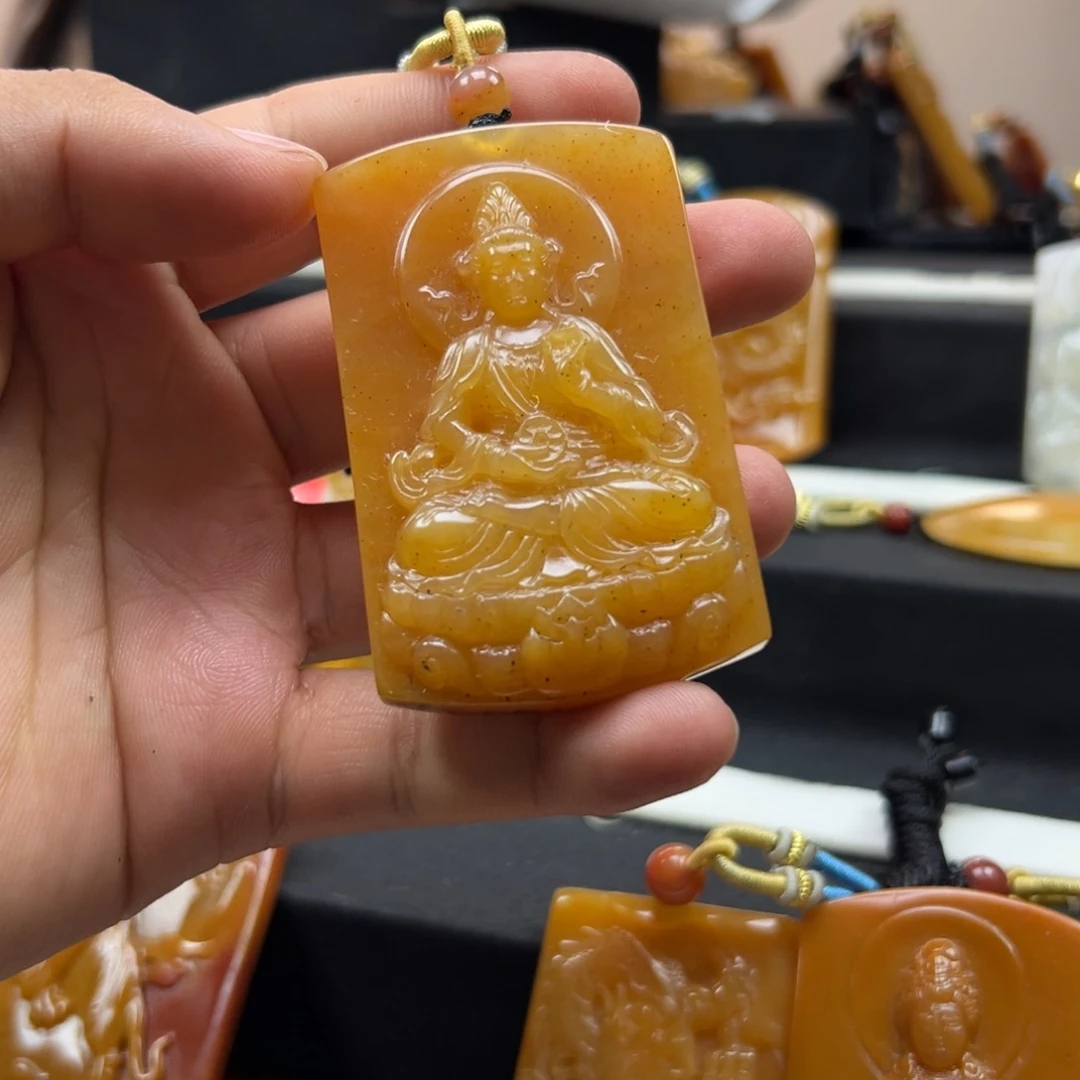 石英质玉（黄龙玉）未镶嵌hly
