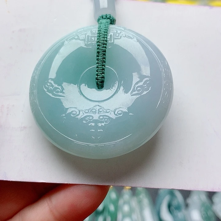 吊坠(不含链)未镶嵌翡翠仿古平安扣