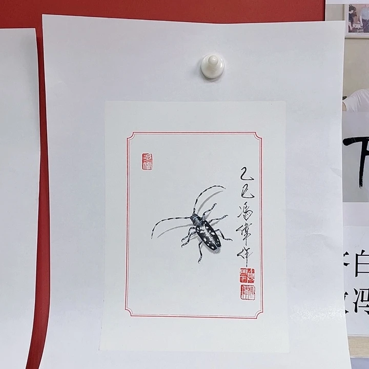 国画冯老师手绘作品