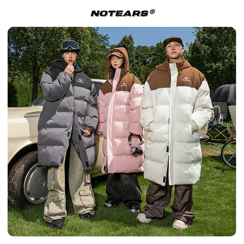 【吴东宏宠粉】Notears 没有眼泪 冬季情侣装中长款连帽面包服M003A