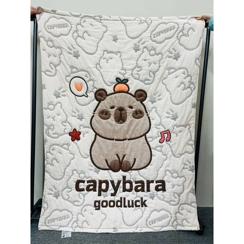 【卡皮波拉】120*150  A类全棉纱布云朵泡芙被