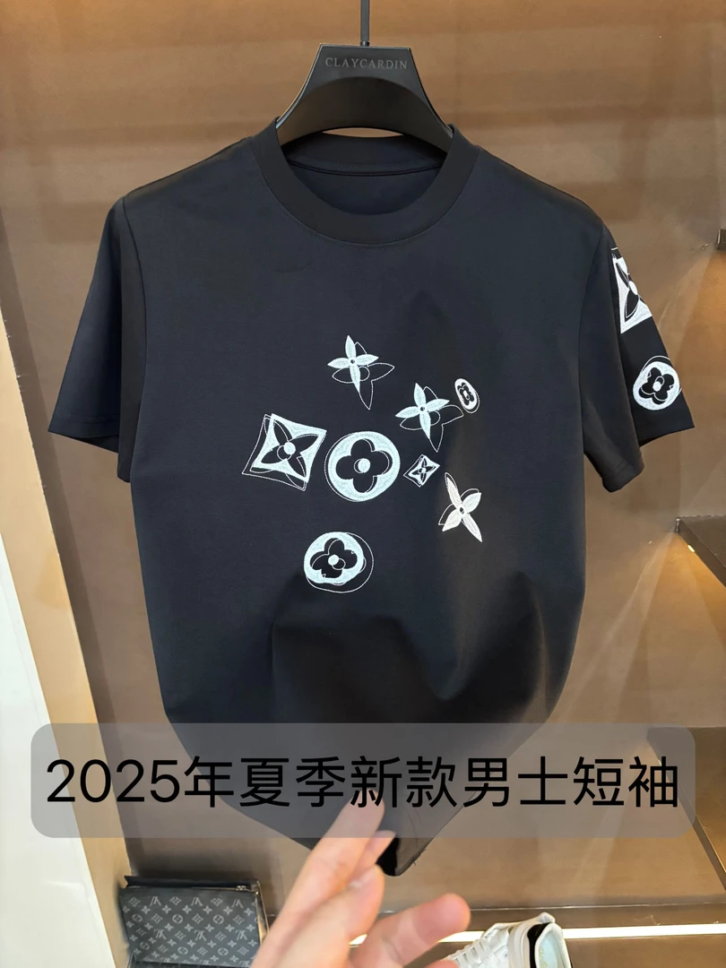 【ZH】99003-夏季新款时尚百搭男士休闲短袖T恤-5-30