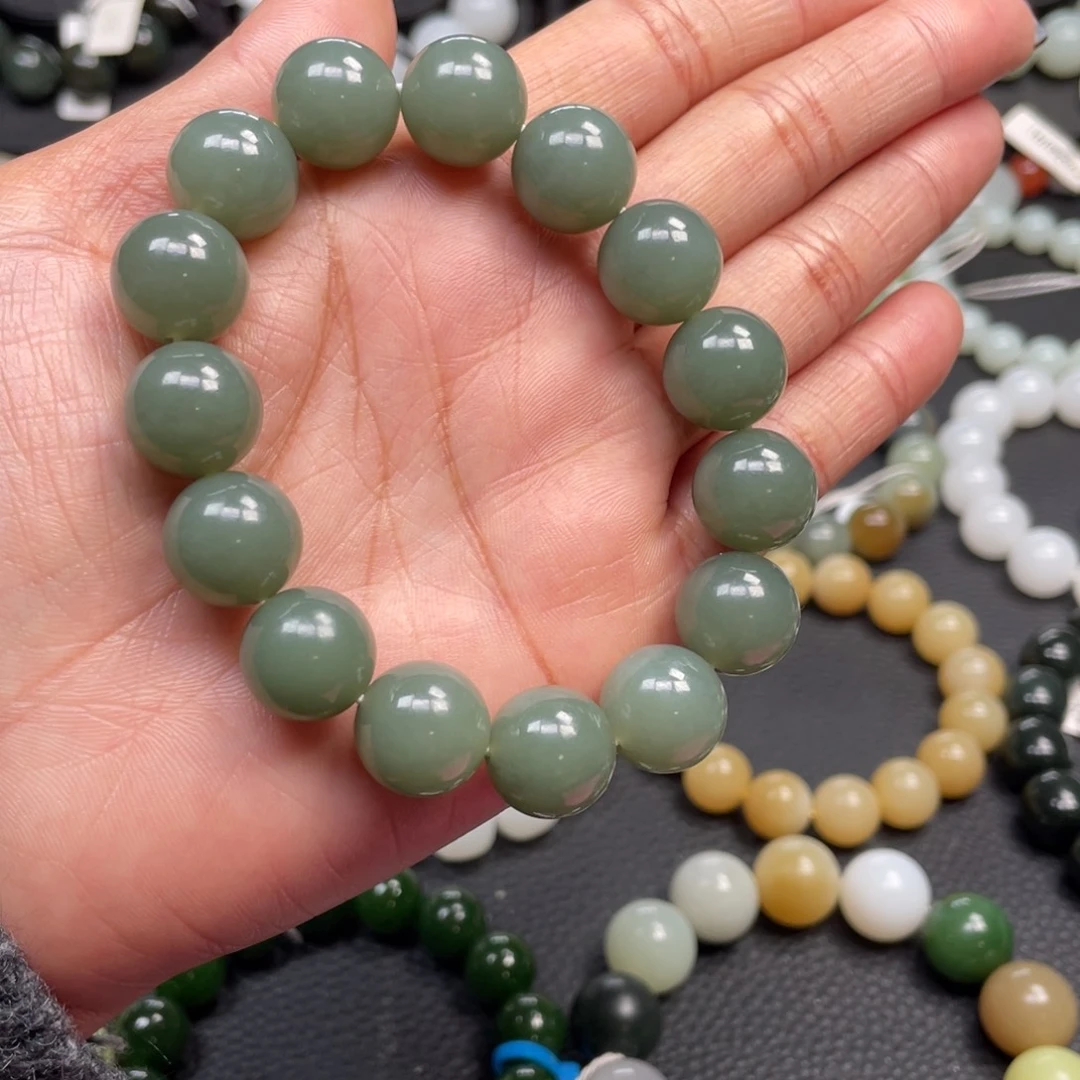 和田玉未镶嵌手链