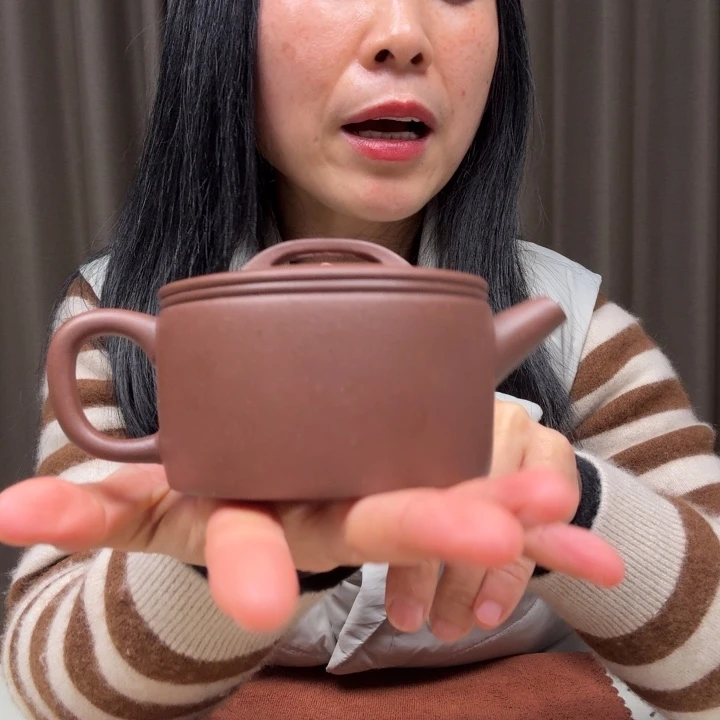 紫砂茶壶40目底槽清汉瓦180cc全手工艺