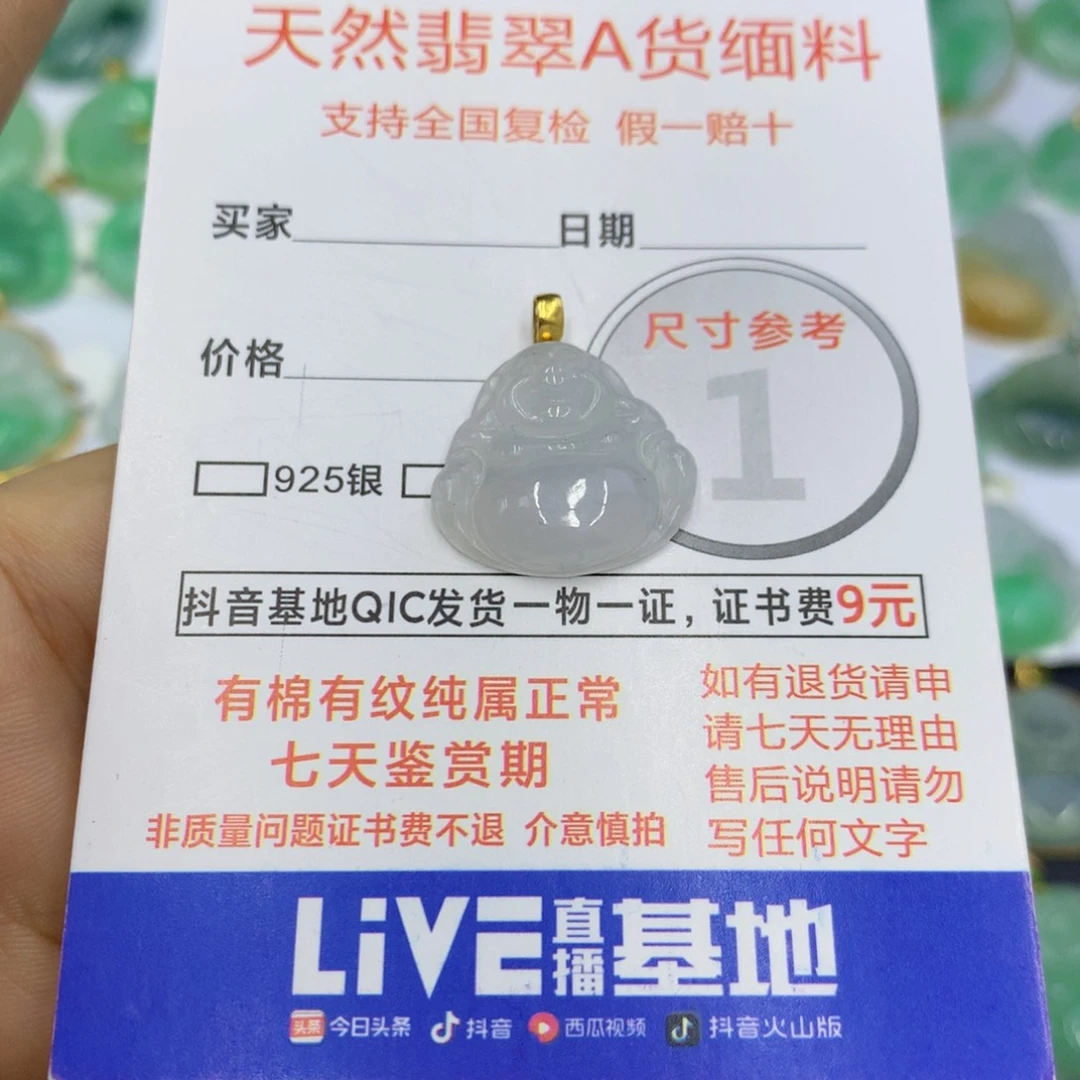 翡翠颈饰未镶嵌翡翠