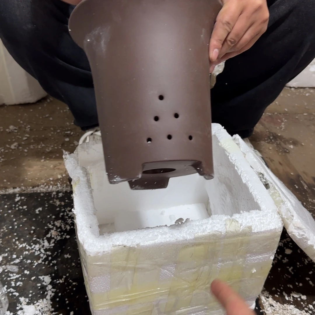 紫砂花盆口径15.18口径