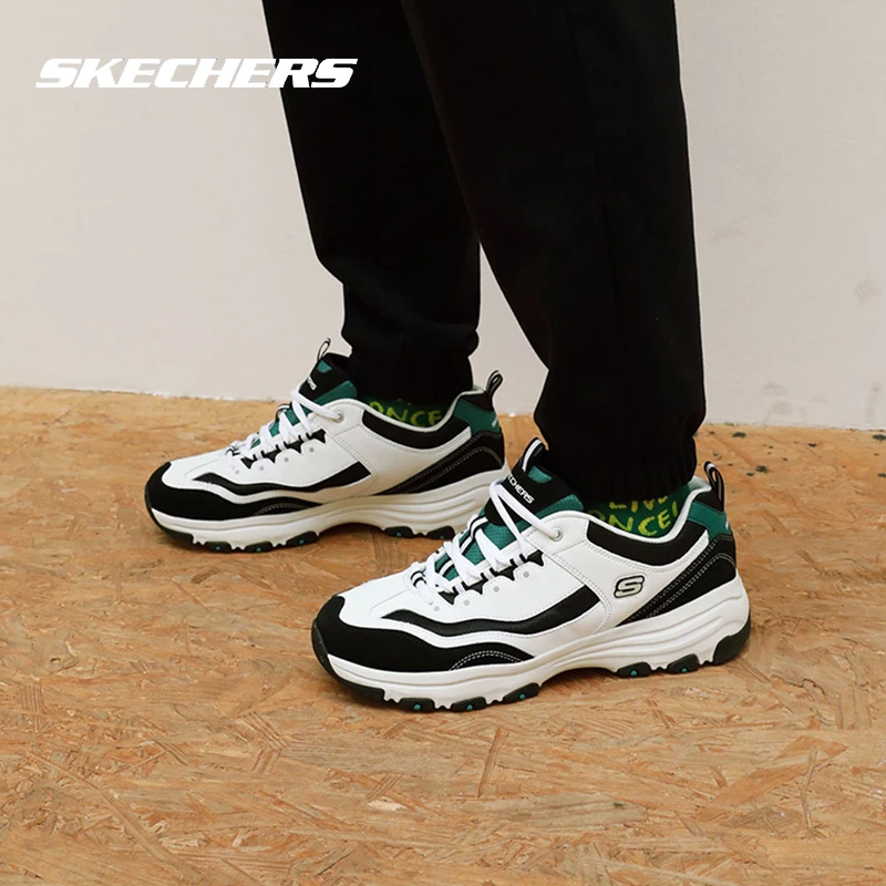 【小熊猫】斯凯奇正品女鞋男鞋黑白休闲熊猫鞋厚底增高老爹鞋运动鞋