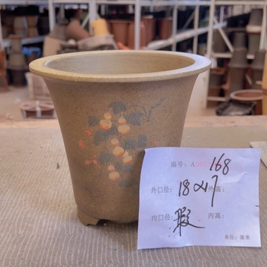 紫砂花盆紫紫砂盆
