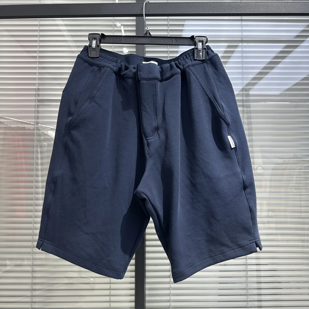 A243藏蓝色带抽绳百搭休闲裤