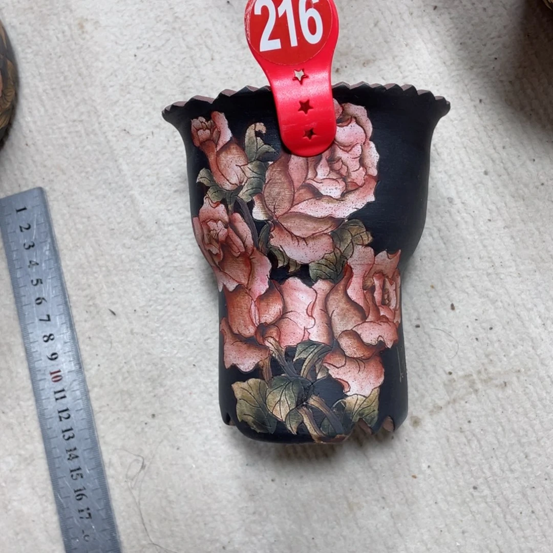 紫砂花盆肥**吖陶瓷多肉花盆瑕疵