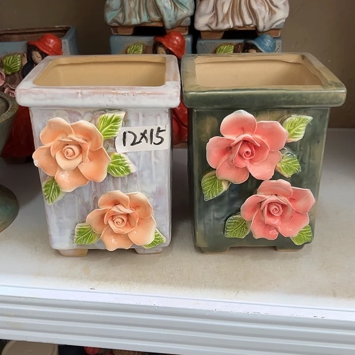 粗陶材质多肉花盆