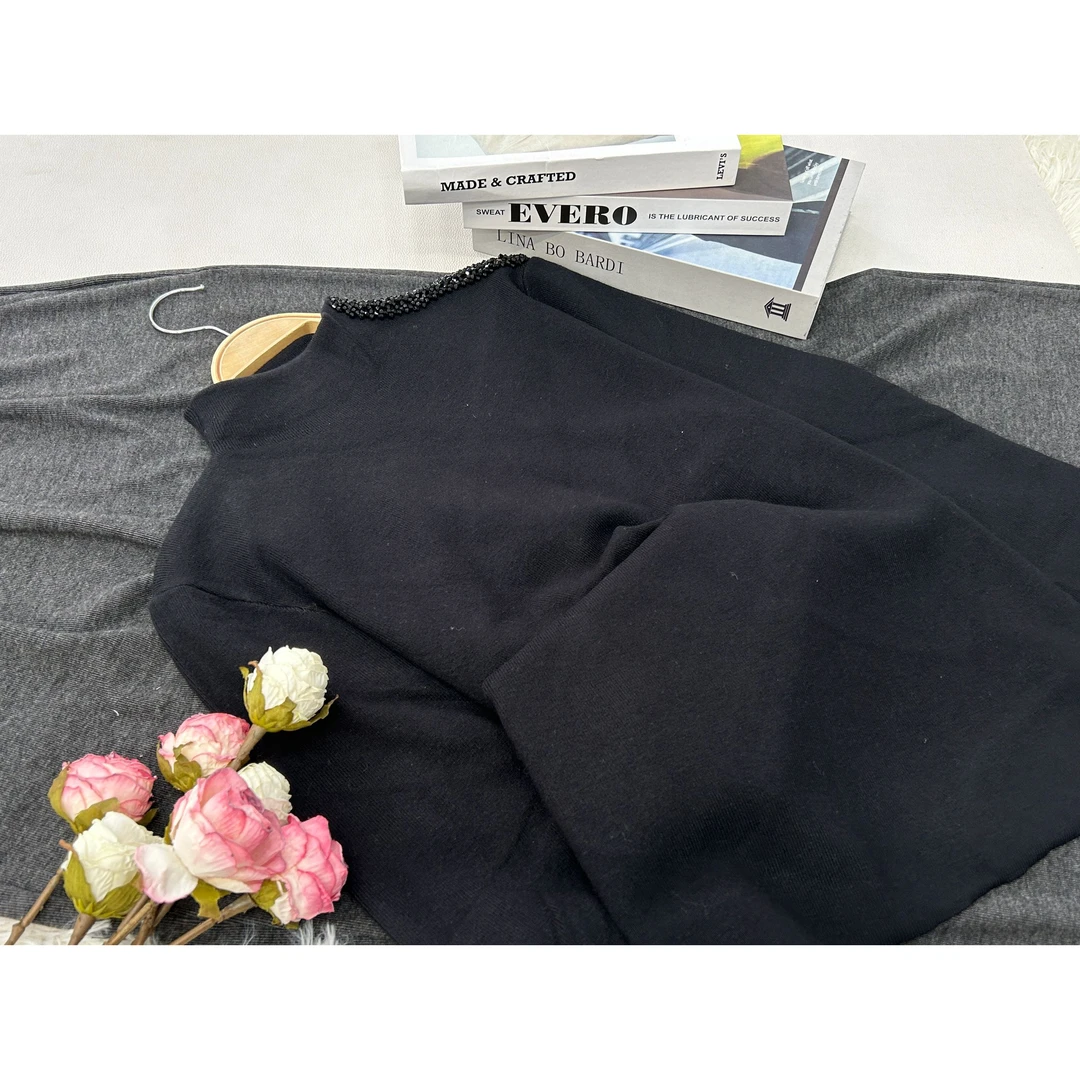 【串珠套头】秋季新款时尚气质上衣QC1041